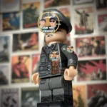 German Army Officer (Wehrmacht Offizier) WWII - Custom Printed Brick Block Figure