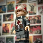 German Combat Medic (Sanitäter) WWII - Custom Printed Brick Block Figure