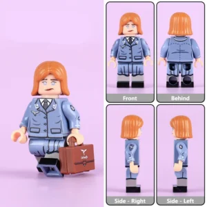 Minifigure - German Luftwaffe Female Auxiliary (Luftwaffenhelferin), specifically an Aviation Communications Assistant (or Telephone Operator) (LEGO Compatible) Minifigure - German Luftwaffe Female Auxiliary (Luftwaffenhelferin), specifically an Aviation Communications Assistant (or Telephone Operator) (LEGO Compatible)