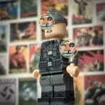 German NCO (Unteroffizier) with Iron Cross Ribbon WWII - Custom Printed Brick Block Figure
