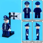 German Navy Commodore (Kommodore) in Mess Dress - Custom Printed Brick Block Figure