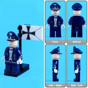 Minifigure - German Navy Commodore (Kommodore) in Mess Dress (LEGO Compatible) Minifigure - German Navy Commodore (Kommodore) in Mess Dress (LEGO Compatible)