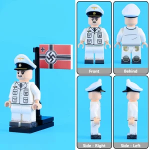 Minifigure - German Navy Lieutenant (Oberleutnant zur See) (LEGO Compatible) Minifigure - German Navy Lieutenant (Oberleutnant zur See) (LEGO Compatible)