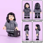 German SS Female Auxiliary (SS-Helferin) from World War II - Custom Printed Brick Block Figure