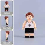 German SS Female Auxiliary or Physical Training Instructor, specifically in sports attire - Custom Printed Brick Block Figure