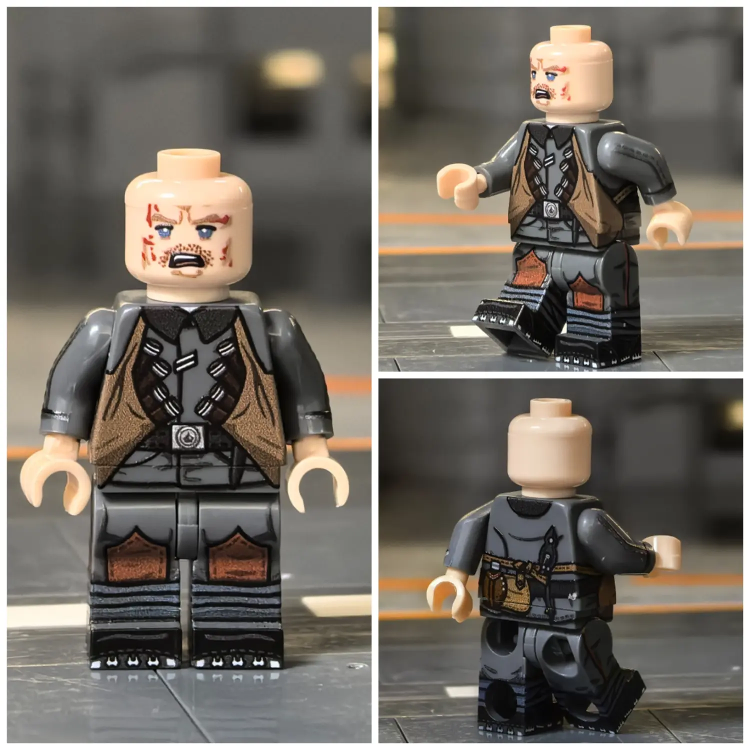 Minifigure - German Stormtrooper Grenadier Trench Raider (Stoßtrupp) (LEGO Compatible)