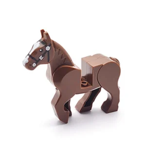 Minifigure - Military Warhorse (Brown Cavalry Mount) (LEGO Compatible) Minifigure - Military Warhorse (Brown Cavalry Mount) (LEGO Compatible)
