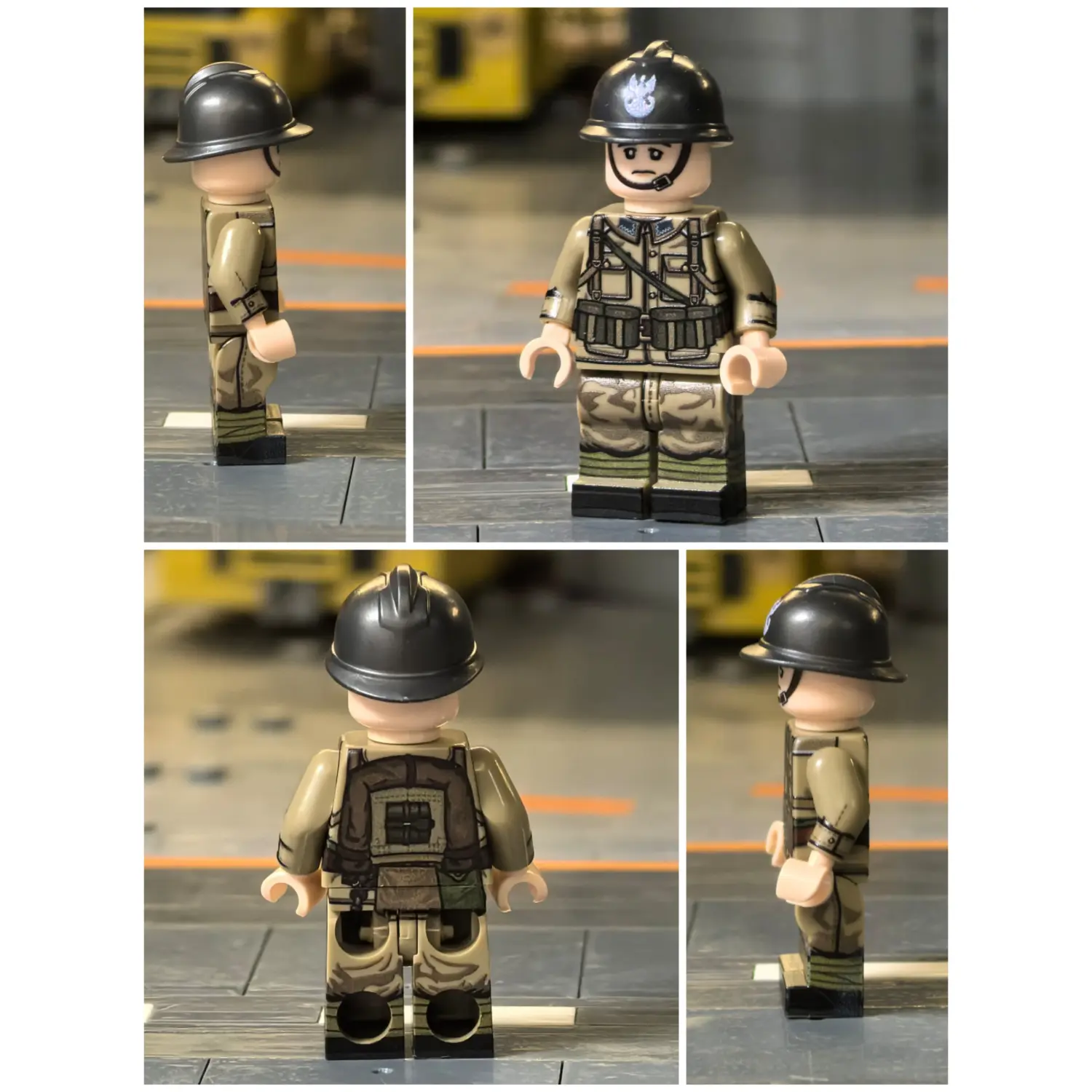 Minifigure - Polish Anti-Tank Rifleman (Strzelec Przeciwpancerny) WWII (LEGO Compatible)
