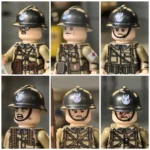 Polish Infantry Squad from the 1939 September Campaign WWII - Custom Printed Brick Block Figure