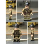 Polish Light Machine Gunner (Madsen Gunner) WWII - Custom Printed Brick Block Figure