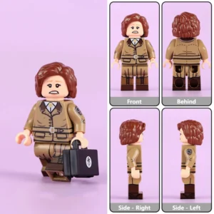Minifigure - high-ranking female officer or leader of the Reich Labour Service (Reichsarbeitsdienst or RAD) from Nazi Germany (LEGO Compatible) Minifigure - high-ranking female officer or leader of the Reich Labour Service (Reichsarbeitsdienst or RAD) from Nazi Germany (LEGO Compatible)