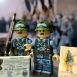 French Infantrymen (“Les Poilus”) – 1917 Verdun Veterans WWI - Custom Printed Brick Block Figure