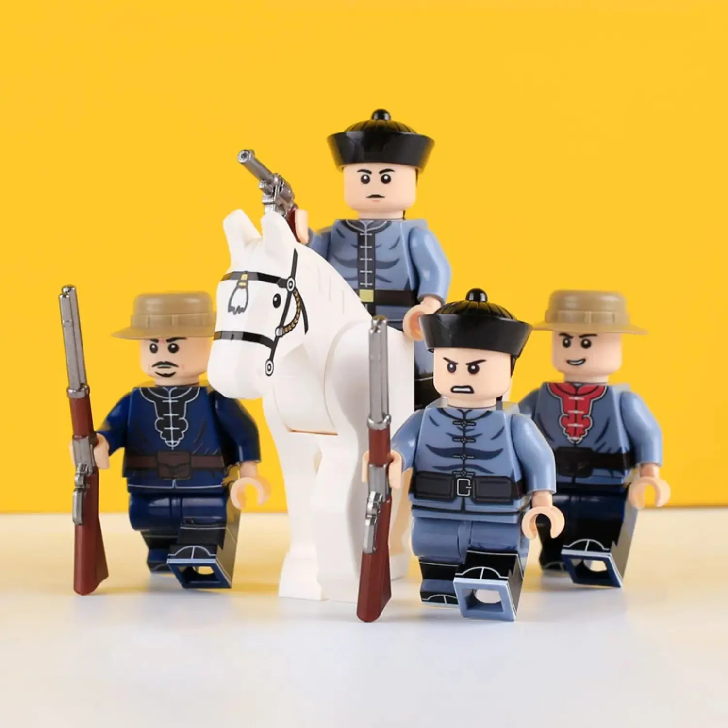 Minifigure – Late Qing Dynasty Military Squad (LEGO Compatible) Minifigure – Late Qing Dynasty Military Squad (LEGO Compatible)