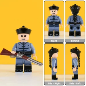 Minifigure – Late Qing Dynasty Soldier (Imperial Regular with Queue) (LEGO Compatible) Minifigure – Late Qing Dynasty Soldier (Imperial Regular with Queue) (LEGO Compatible)