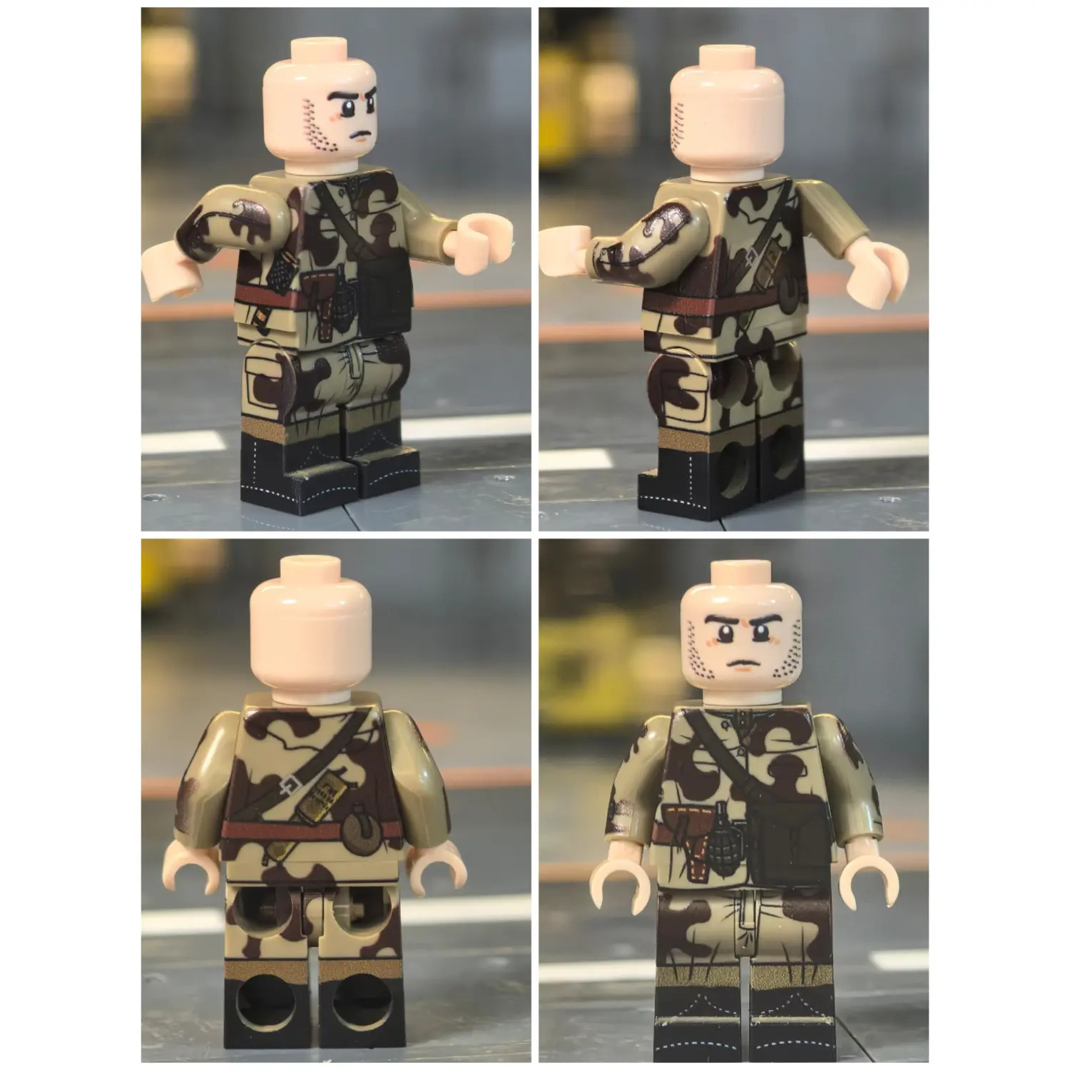 Minifigure – Soviet Paratrooper Machine Gunner (VDV Gunner) during World War II (LEGO Compatible) Minifigure – Soviet Paratrooper Machine Gunner (VDV Gunner) during World War II (LEGO Compatible)