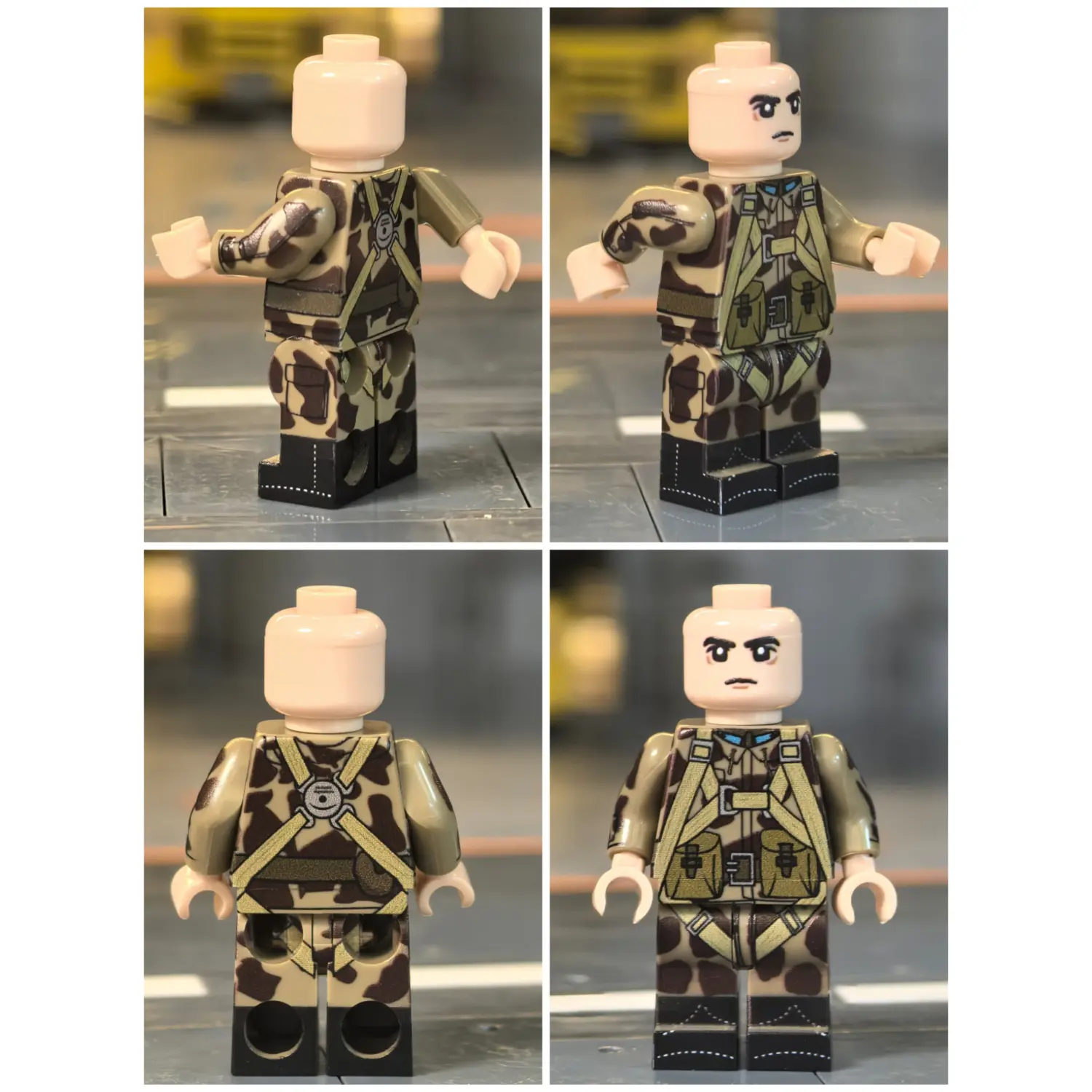 Minifigure – Soviet Paratrooper Submachine Gunner (VDV Assaulter) during World War II (LEGO Compatible)