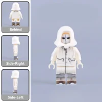 all sides of Minifigure - German Sniper Winter Soldier equipped for cold-weather combat during World War II (LEGO Compatible) all sides of Minifigure - German Sniper Winter Soldier equipped for cold-weather combat during World War II (LEGO Compatible)
