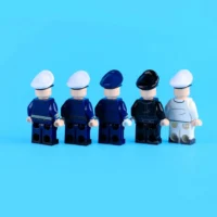 the back of the Minifigure - German Navy (Kriegsmarine) World War II (LEGO Compatible) the back of the Minifigure - German Navy (Kriegsmarine) World War II (LEGO Compatible)