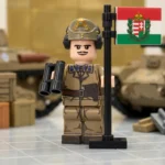 Captain Ervin Tarczay (Hungarian Tank Ace) - Custom Printed Brick Block Figure