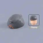 German M34/M40 Field Side Cap / Schiffchen (Field Grey) - Custom 3D Printed Miniature Accessory Parts Pieces for Brick Block Figures