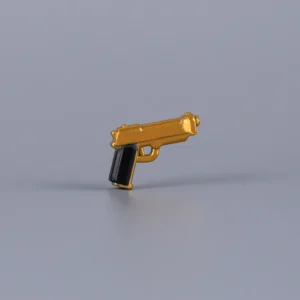 Custom Piece Miniature – Golden M9 Pistol (Gold & Black) – 3D Print for LEGO Minifigure Custom Piece Miniature – Golden M9 Pistol (Gold & Black) – 3D Print for LEGO Minifigure