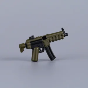 Custom Piece Miniature – HK MP5A3 Submachine Gun (Olive Drab & Black) – 3D Print for LEGO Minifigure Custom Piece Miniature – HK MP5A3 Submachine Gun (Olive Drab & Black) – 3D Print for LEGO Minifigure