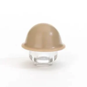Custom Piece Miniature – Japanese Type 90 Steel Helmet (Desert Tan) – 3D Print for LEGO minifigure Custom Piece Miniature – Japanese Type 90 Steel Helmet (Desert Tan) – 3D Print for LEGO minifigure