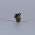 US Mk 2 Fragmentation Grenade (Olive Drab & Black) - Custom 3D Printed Miniature Accessory Parts Pieces for Brick Block Figures