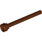 Antenna 1 x 4 / Flagpole (Reddish Brown ) - Custom 3D Printed Miniature Accessory Parts Pieces for Brick Block Figures