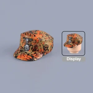 German Elite M43 Field Cap Einheitsfeldmütze (Oak Leaf Autumn Camouflage) - Custom 3D Printed Miniature Accessory Parts Pieces for Brick Block Figures German Elite M43 Field Cap Einheitsfeldmütze (oak Leaf Autumn Camouflage) Custom 3d Printed Miniature Accessory Parts Pieces For Brick Block Figures