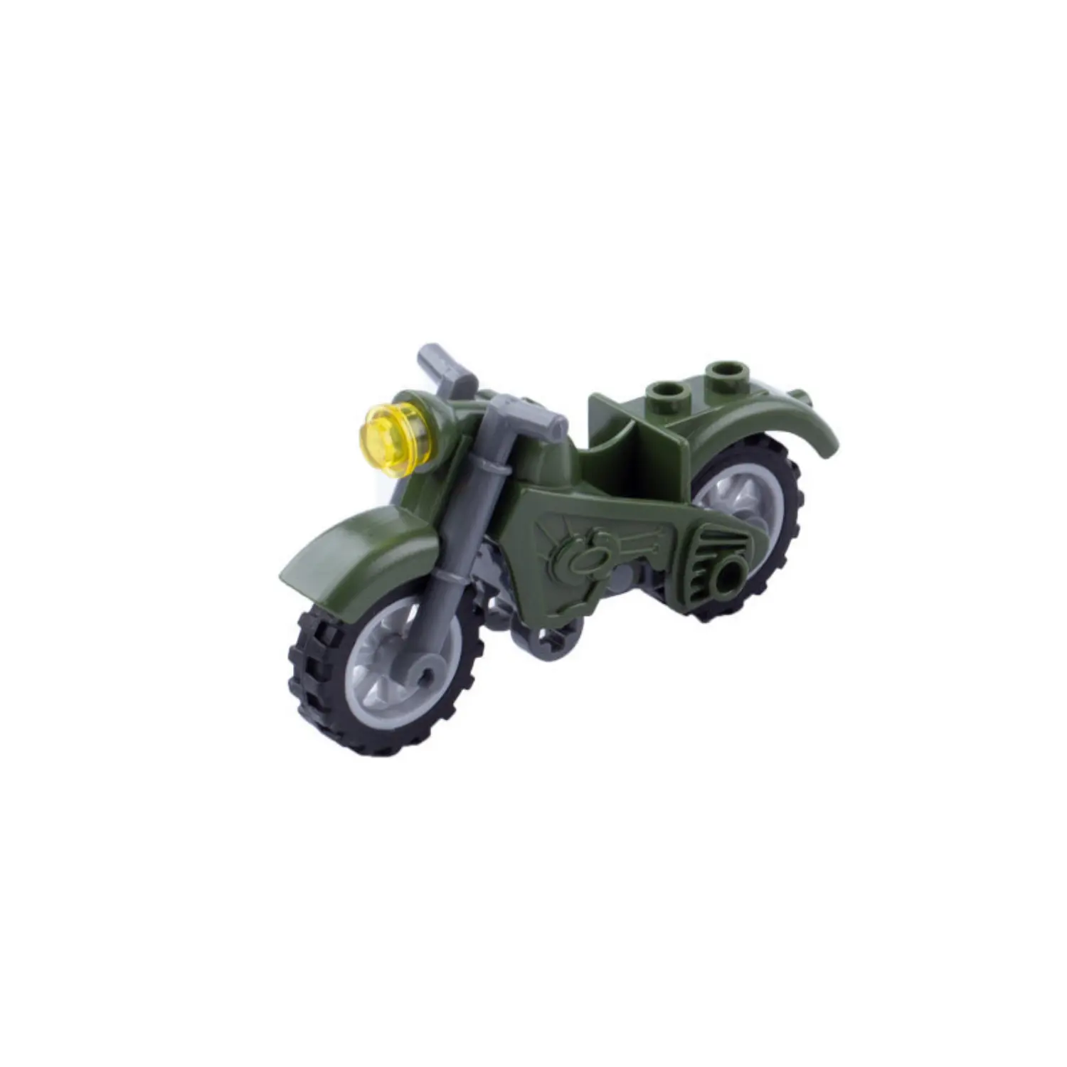 MOC - Army Green Off-Road Enduro Motorcycle (LEGO Compatible) MOC - Army Green Off-Road Enduro Motorcycle (LEGO Compatible)