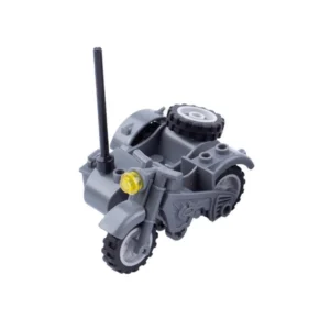 MOC - Dark Grey Military Motorcycle with Sidecar Combination (Reconnaissance Unit) (LEGO Compatible) MOC - Dark Grey Military Motorcycle with Sidecar Combination (Reconnaissance Unit) (LEGO Compatible)
