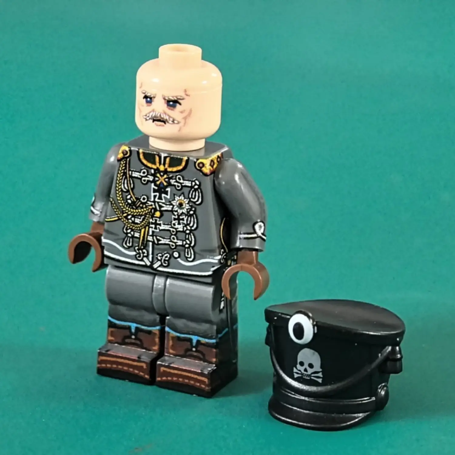 Minifigure - August von Mackensen The Last Hussar German Imperial Army Field Marshals WWI (LEGO Compatible) 6 Minifigure - August von Mackensen The Last Hussar German Imperial Army Field Marshals WWI (LEGO Compatible) 6