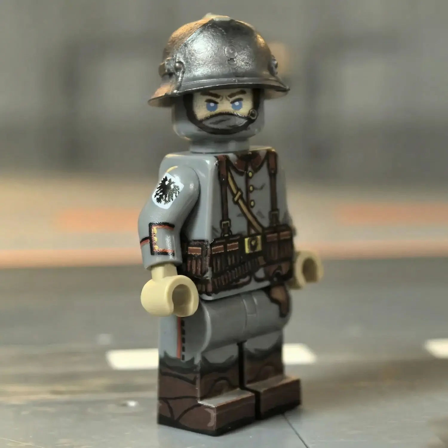 Minifigure - Austro-Hungarian Empire Assault Trooper (Sturmtrupp Trench Raider) WWI (LEGO Compatible) Minifigure - Austro-Hungarian Empire Assault Trooper (Sturmtrupp Trench Raider) WWI (LEGO Compatible)
