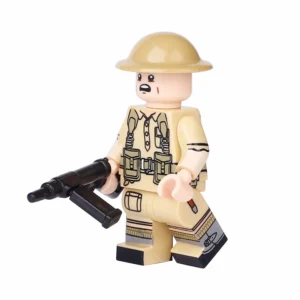 Minifigure - British 8th Army Soldier (Desert Rat) WWII (LEGO Compatible) Minifigure - British 8th Army Soldier (Desert Rat) WWII (LEGO Compatible)