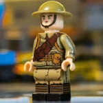 British Army Infantryman (“Tommy”) – 1917 Late War Pattern WWI - Custom Printed Brick Block Figure