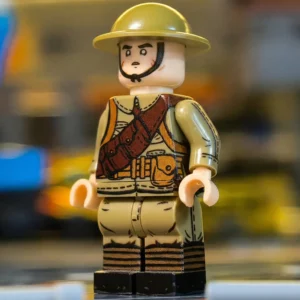 Minifigure - British Army Infantryman (Tommy) – 1917 Late War Pattern WWI (LEGO Compatible) Minifigure - British Army Infantryman (Tommy) – 1917 Late War Pattern WWI (LEGO Compatible)