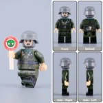 German Feldgendarmerie (Field Police) WWII - Custom Printed Brick Block Figure