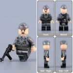 German Feldgendarmerie Sergeant (NCO)(Military Police Squad Leader) WWII - Custom Printed Brick Block Figure