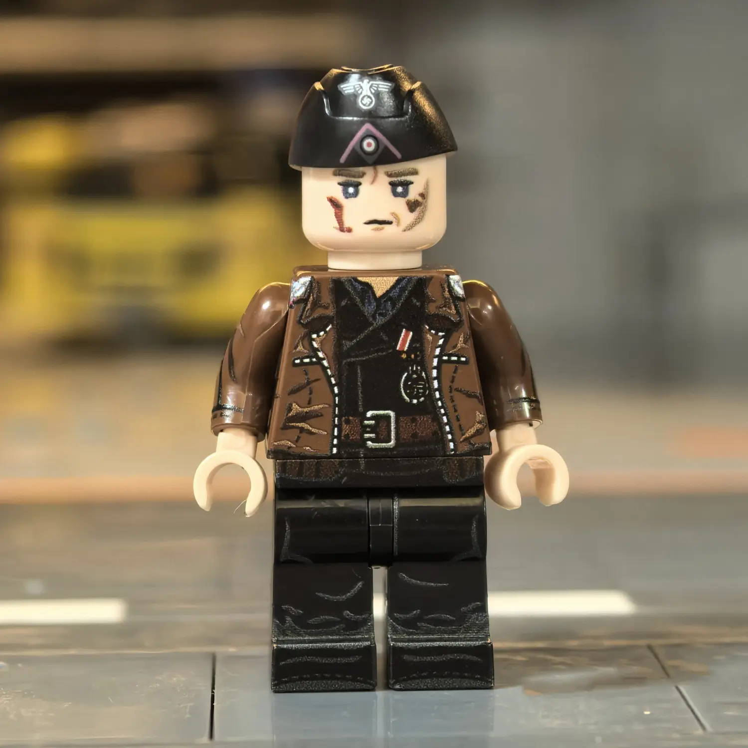 Minifigure - German Panzer Commander (Normandy 1944 Hitlerjugend Division Style) WWII (LEGO Compatible) Minifigure - German Panzer Commander (Normandy 1944 Hitlerjugend Division Style) WWII (LEGO Compatible)