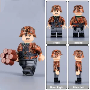 Minifigure - German Waffen-SS Lieutenant (SS-Untersturmführer) WWII (LEGO Compatible) Minifigure - German Waffen-SS Lieutenant (SS-Untersturmführer) WWII (LEGO Compatible)