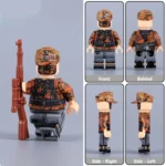 German Waffen-SS Sniper WWII - Custom Printed Brick Block Figure
