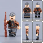 German Waffen-SS Soldier (G43 Infantry) WWII - Custom Printed Brick Block Figure