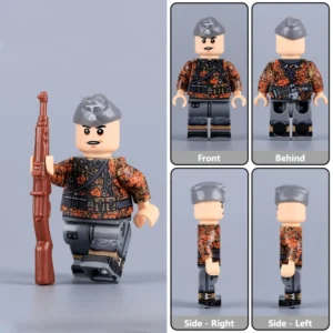 Minifigure - German Waffen-SS Soldier (G43 Infantry) WWII (LEGO Compatible) Minifigure - German Waffen-SS Soldier (G43 Infantry) WWII (LEGO Compatible)