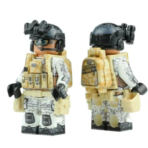 Minifigure - Modern Special Forces Operator – Winter Alpine Warfare (LEGO Compatible) Minifigure - Modern Special Forces Operator – Winter Alpine Warfare (LEGO Compatible)