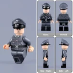 Otto Skorzeny German Waffen-SS Officer Commando WWII - Custom Printed Brick Block Figure