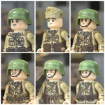 Royal Hungarian Army Infantry Squad WWII - Custom Printed Brick Block Figure