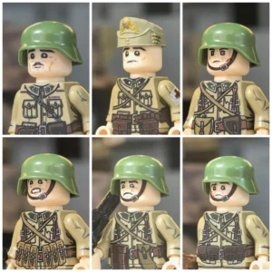 Minifigure - Royal Hungarian Army Infantry Squad WWII (LEGO Compatible) Minifigure - Royal Hungarian Army Infantry Squad WWII (LEGO Compatible)