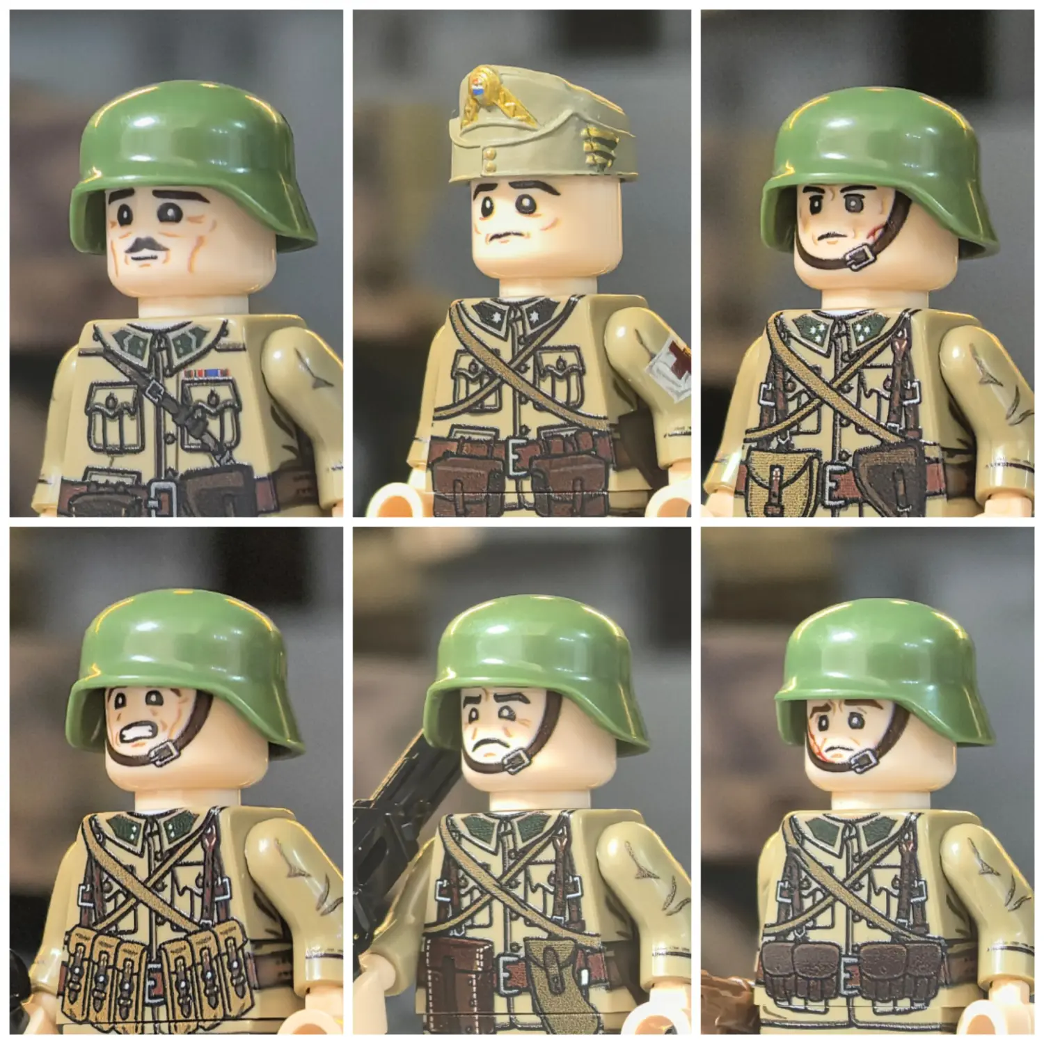 Minifigure - Royal Hungarian Army Infantry Squad WWII (LEGO Compatible) Minifigure - Royal Hungarian Army Infantry Squad WWII (LEGO Compatible)