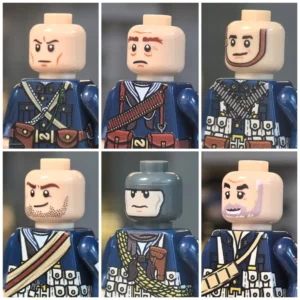 Minifigure - Royal Naval Division (RND) Bluejacket Squad WWI (LEGO Compatible)